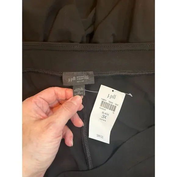 J.Jill Wearever Black Full Leg Pants 3X Office - Picture 2 of 6